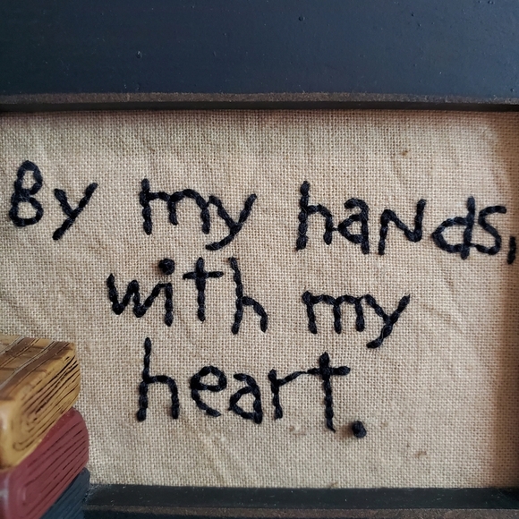 By my hands with my heart shelf decor Trinket Shelf - Picture 5 of 10